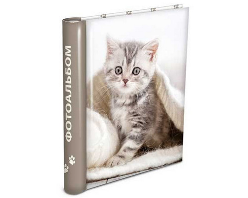Фотоальбом 30 маг.листов 23x28 (64476) Puppies and kittens