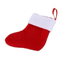 Мешок подарочный Рождественский носок  с изображением.