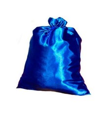 Мешок НОВОГОДНИЙ для подарков (синий) с изображением.